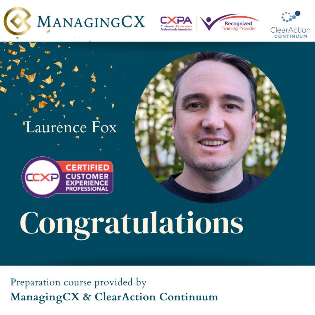 Congratulations To Laurence Fox Australia s Most Recent Accredited